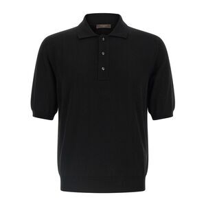 Zanone Men Cotton Knit Polo Shirt